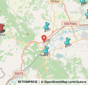 Mappa Strada di Montelepre, 05035 Narni TR, Italia (7.21636)
