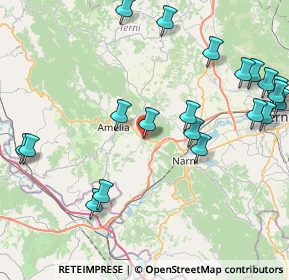 Mappa Via Principe di Napoli, 05022 Amelia TR, Italia (10.615)