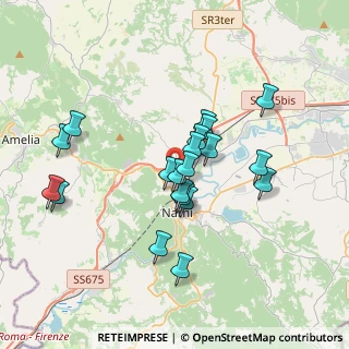 Mappa Via Ripabianca, 05035 Narni Scalo TR, Italia (3.325)