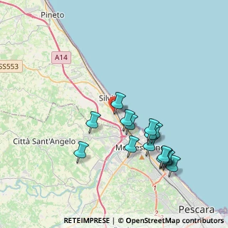 Mappa Via Nazionale sud, 64028 Silvi TE, Italia (3.98467)