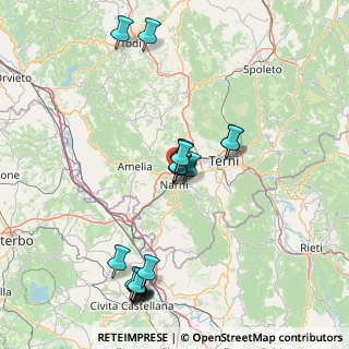 Mappa Via dei Garofani, 05035 Narni TR, Italia (16.6585)