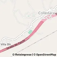 Mapa Colledara