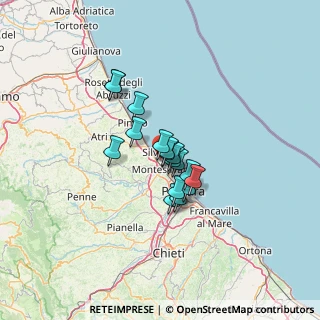 Mappa Via della Riviera, 64028 Silvi TE, Italia (8.69588)