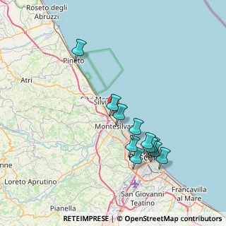 Mappa Via della Riviera, 64028 Silvi TE, Italia (7.63091)