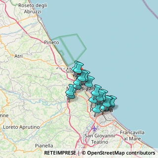 Mappa Via della Riviera, 64028 Silvi TE, Italia (5.67167)