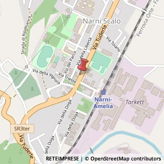 Mappa Via Tuderte, 53, 05035 Narni, Terni (Umbria)