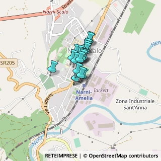 Mappa Viale della Stazione, 05035 Narni Scalo TR, Italia (0.246)