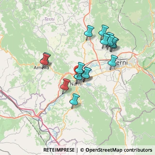 Mappa Viale della Stazione, 05035 Narni TR, Italia (6.45588)
