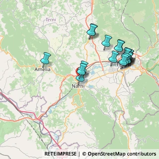 Mappa Viale della Stazione, 05035 Narni TR, Italia (8.599)