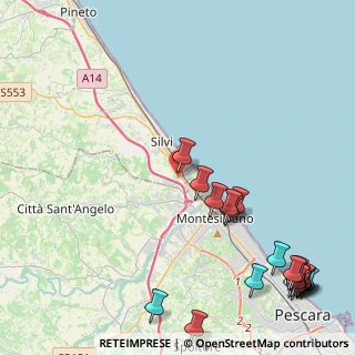 Mappa Via del Progresso, 64028 Silvi TE, Italia (6.495)