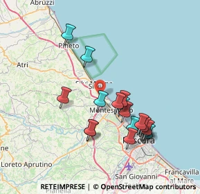 Mappa Via del Progresso, 64028 Silvi TE, Italia (7.46)