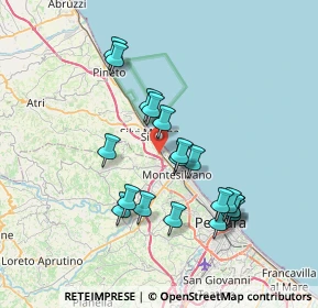 Mappa Via del Progresso, 64028 Silvi TE, Italia (7.10474)