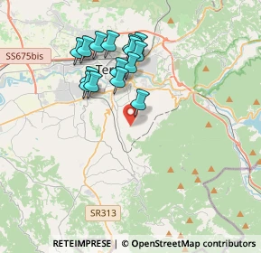 Mappa Strada di Perticara, 05100 Perticara TR, Italia (3.538)