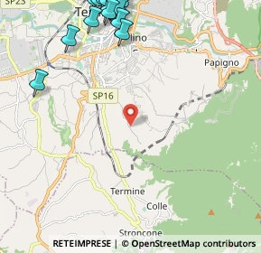Mappa Strada di Perticara, 05100 Perticara TR, Italia (3.3645)