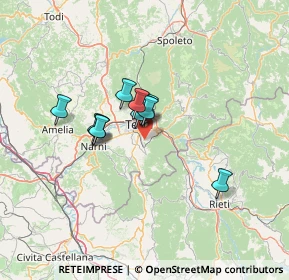 Mappa Strada di Perticara, 05100 Perticara TR, Italia (9.29364)
