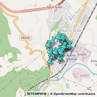 Mappa Via della Vignola, 05035 Narni TR, Italia (0.3)