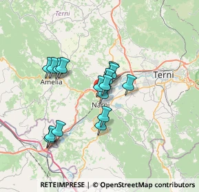 Mappa Via della Vignola, 05035 Narni TR, Italia (5.73875)