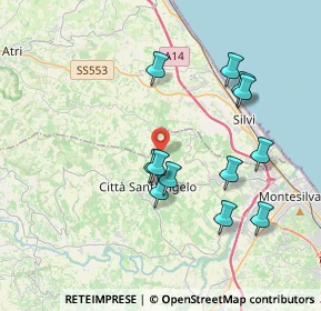 Mappa Via Sorripe, 65013 Città Sant'Angelo PE, Italia (3.79333)