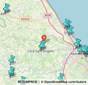 Mappa Via Sorripe, 65013 Città Sant'Angelo PE, Italia (6.872)