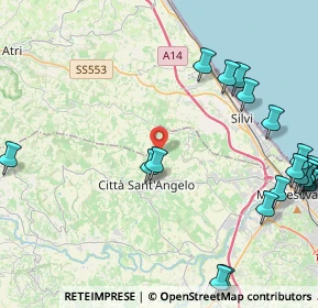 Mappa Via Sorripe, 65013 Città Sant'Angelo PE, Italia (6.1635)