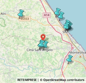 Mappa Via Sorripe, 65013 Città Sant'Angelo PE, Italia (4.31333)