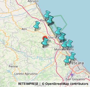 Mappa Via Sorripe, 65013 Città Sant'Angelo PE, Italia (6.47429)