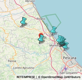 Mappa Via Sorripe, 65013 Città Sant'Angelo PE, Italia (6.89)