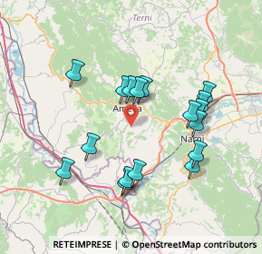 Mappa Strada Aquilano, 05022 Amelia TR, Italia (7.22)