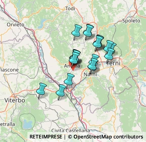 Mappa Strada Aquilano, 05022 Amelia TR, Italia (10.398)