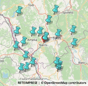 Mappa Via Sant'Anna, 05035 Narni TR, Italia (17.626)