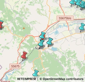 Mappa Via Sant'Anna, 05035 Narni TR, Italia (6.40647)