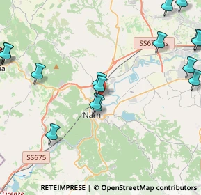 Mappa Via Sant'Anna, 05035 Narni TR, Italia (6.604)