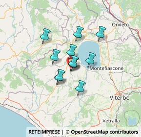 Mappa Via Donatori del Sangue, 01010 Piansano VT, Italia (8.71917)