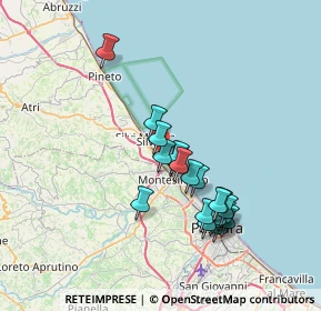 Mappa Via Tordino, 64028 Silvi TE, Italia (6.781)