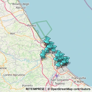 Mappa Via Tordino, 64028 Silvi TE, Italia (6.05)