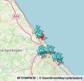 Mappa Via Tordino, 64028 Silvi TE, Italia (3.13364)