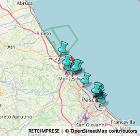 Mappa Vicolo Volturno, 64028 Silvi TE, Italia (6.08)