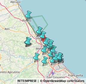 Mappa Vicolo Volturno, 64028 Silvi TE, Italia (6.4515)