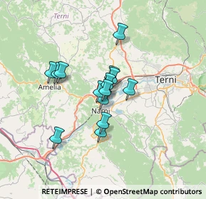 Mappa Via Toiano, 05035 Narni Scalo TR, Italia (4.89429)