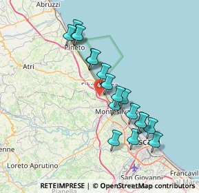 Mappa SP30, 64028 Silvi TE, Italia (7.07389)