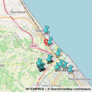 Mappa Via Maestri del Lavoro, 64028 Silvi TE, Italia (2.21667)