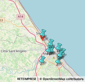 Mappa Via Maestri del Lavoro, 64028 Silvi TE, Italia (3.58273)