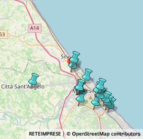 Mappa Via Maestri del Lavoro, 64028 Silvi TE, Italia (3.85533)
