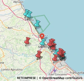 Mappa Via Maestri del Lavoro, 64028 Silvi TE, Italia (7.86053)