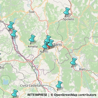 Mappa Via Flaminia Ternana KL, 05035 Narni TR, Italia (25.82231)