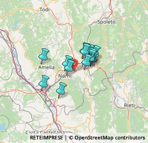 Mappa Via Flaminia Ternana KL, 05035 Narni TR, Italia (8.38385)