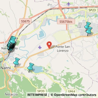 Mappa Via Flaminia Ternana KL, 05035 Narni TR, Italia (3.6125)