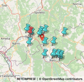 Mappa Via Vincenzo Noceta, 05100 Terni TR, Italia (12.02438)