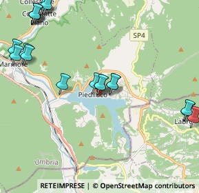 Mappa Corso Quattro Novembre, 05100 Piediluco TR, Italia (2.833)