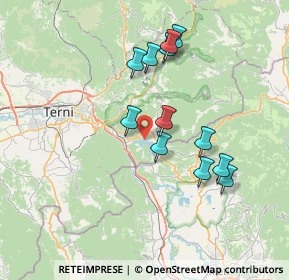 Mappa Corso Quattro Novembre, 05100 Piediluco TR, Italia (7.0175)